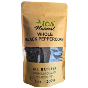 WHOLE BLACK PEPPERCORNS - POUCH