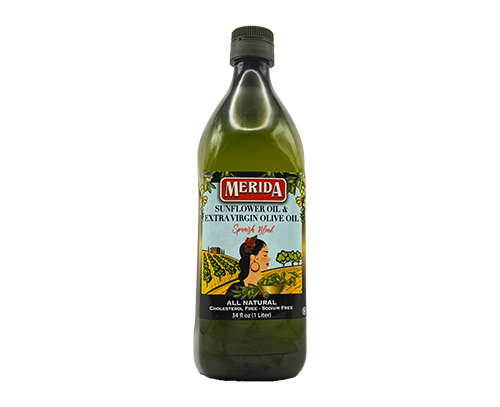 MERIDA - SUNFLOWER OIL & EXTRA VIRGIN OLIVE OIL - 34 oz