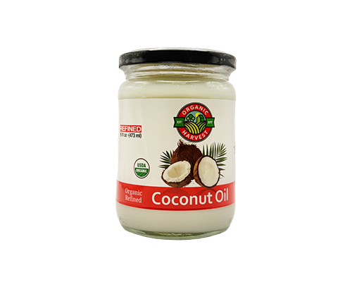 ORGANIC HARVEST - ORGANIC COCONUT OIL REFINED 16 OZ